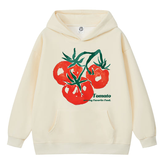 Novelty Tomato Graphic Hoodie Unisex Streetwear Hoodie