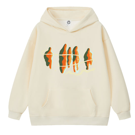 Unisex Tops Graffiti Graphic Hoodie Y2K Streetwear Hooded Sweatshirt