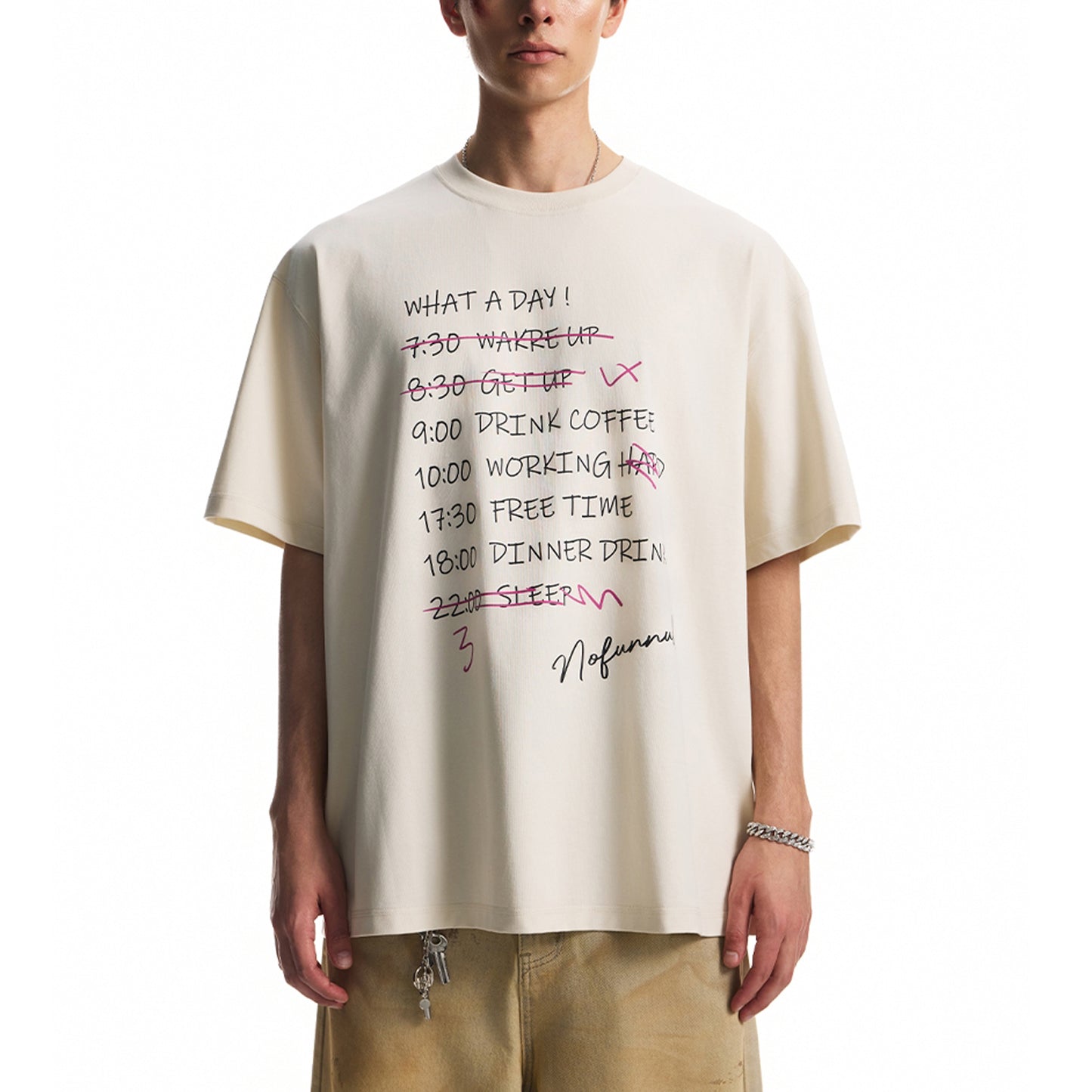 Unisex Soft Graphic Tee Stylish Letter Print Short Sleeve T-Shirt