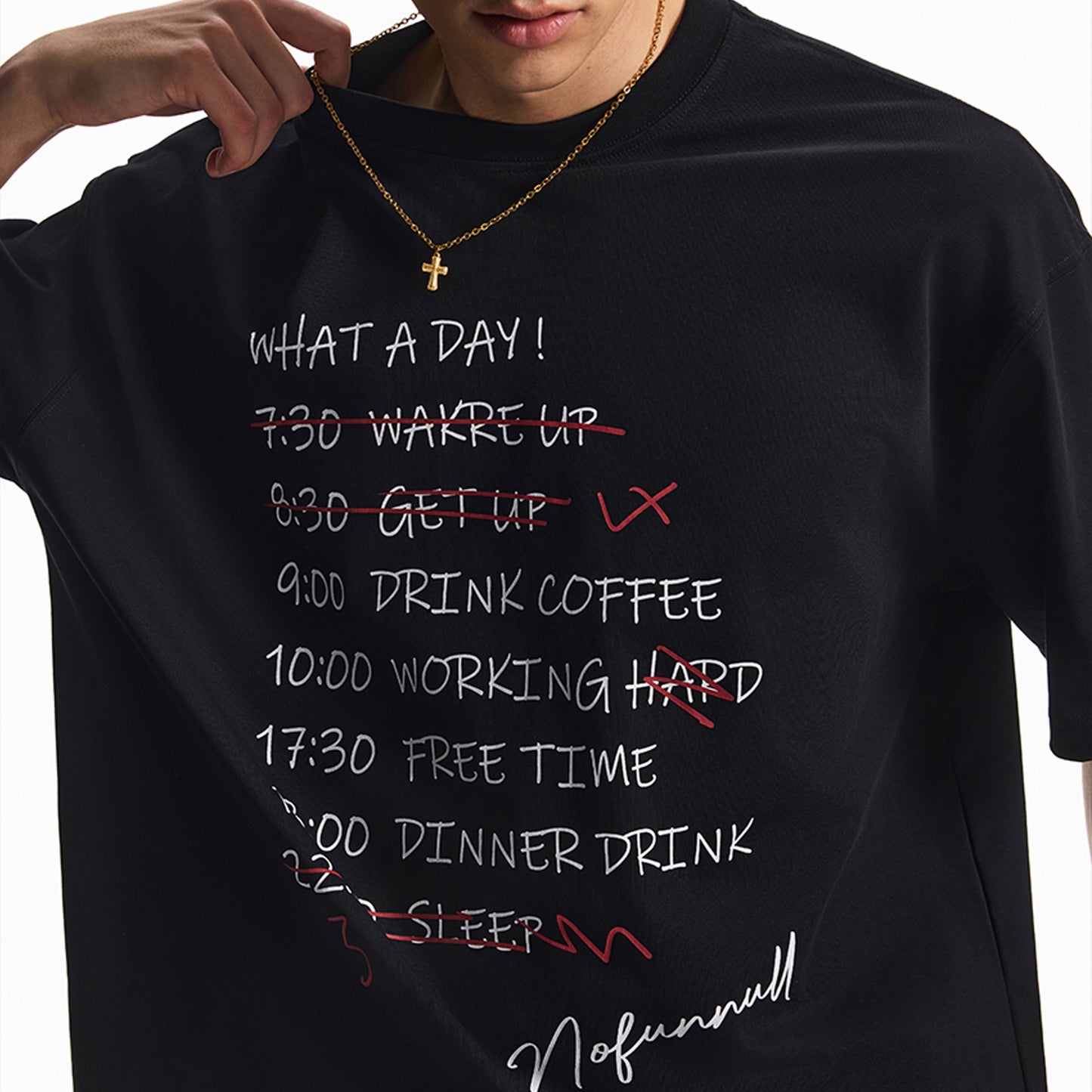 Unisex Soft Graphic Tee Stylish Letter Print Short Sleeve T-Shirt