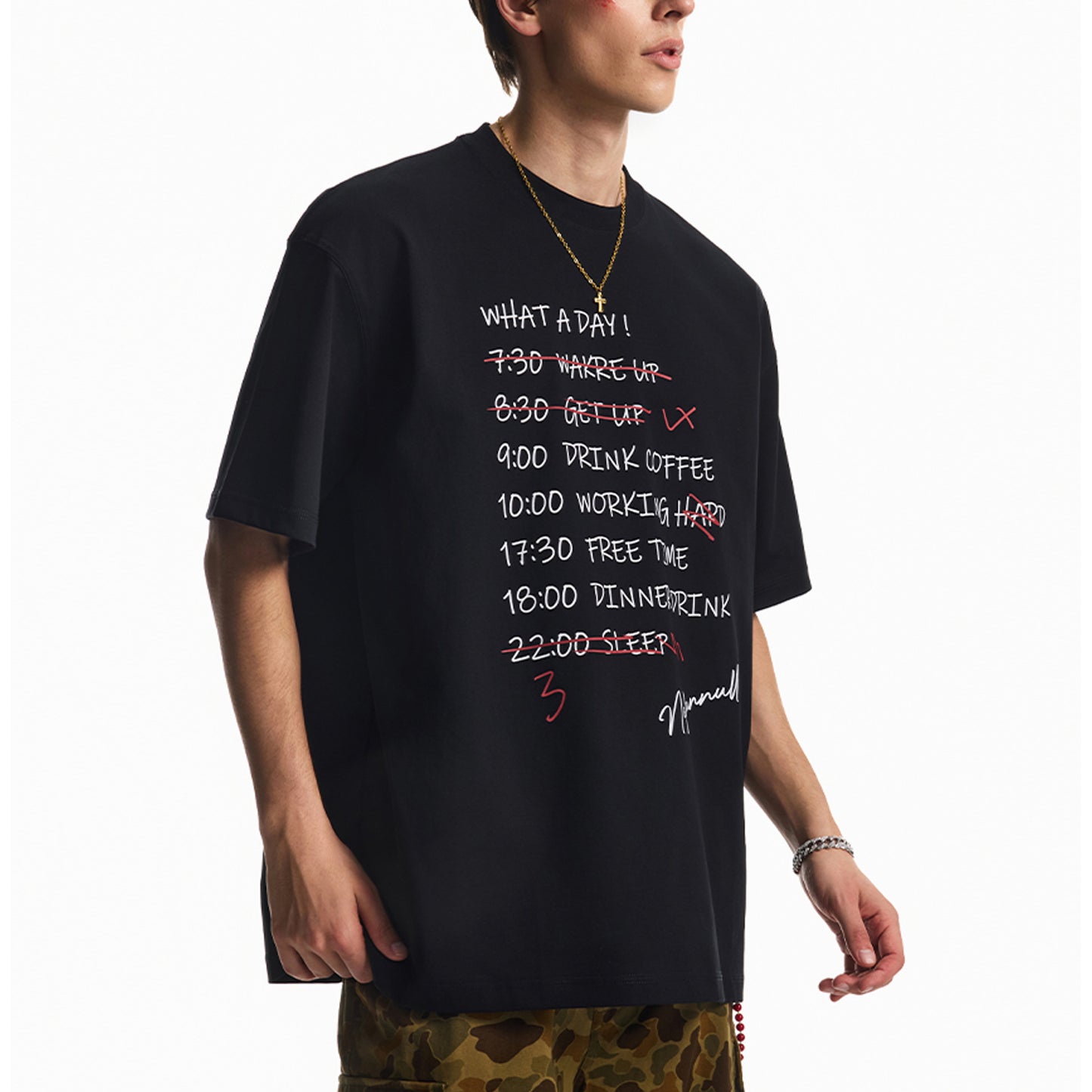 Unisex Soft Graphic Tee Stylish Letter Print Short Sleeve T-Shirt