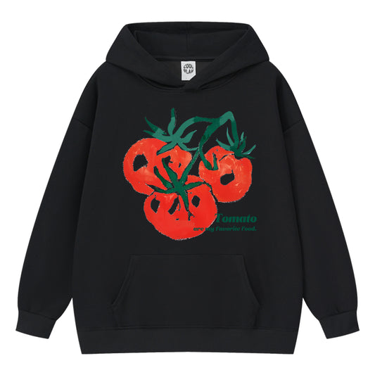 Novelty Tomato Graphic Hoodie Unisex Streetwear Hoodie