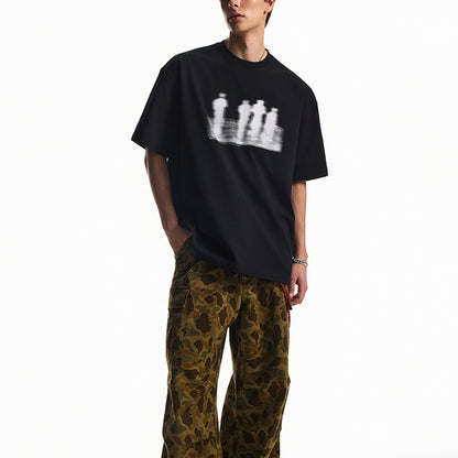 Unisex Graphic Tee Stylish Graphic Print Short Sleeve T-Shirt