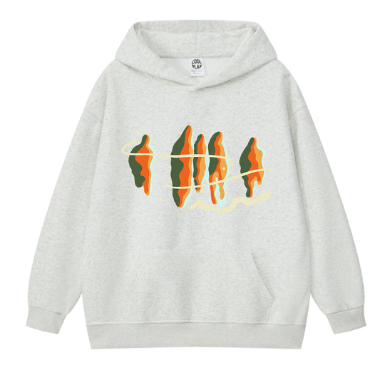 Unisex Tops Graffiti Graphic Hoodie Y2K Streetwear Hooded Sweatshirt