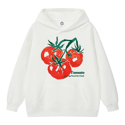 Novelty Tomato Graphic Hoodie Unisex Streetwear Hoodie
