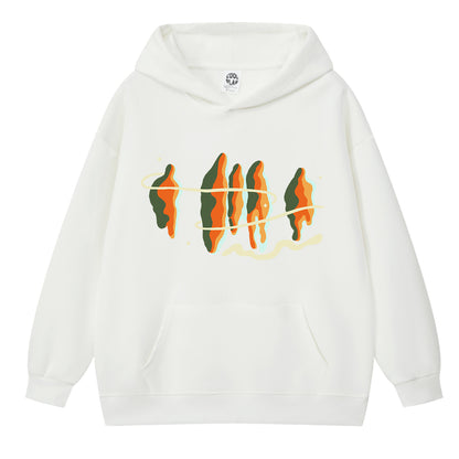 Unisex Tops Graffiti Graphic Hoodie Y2K Streetwear Hooded Sweatshirt