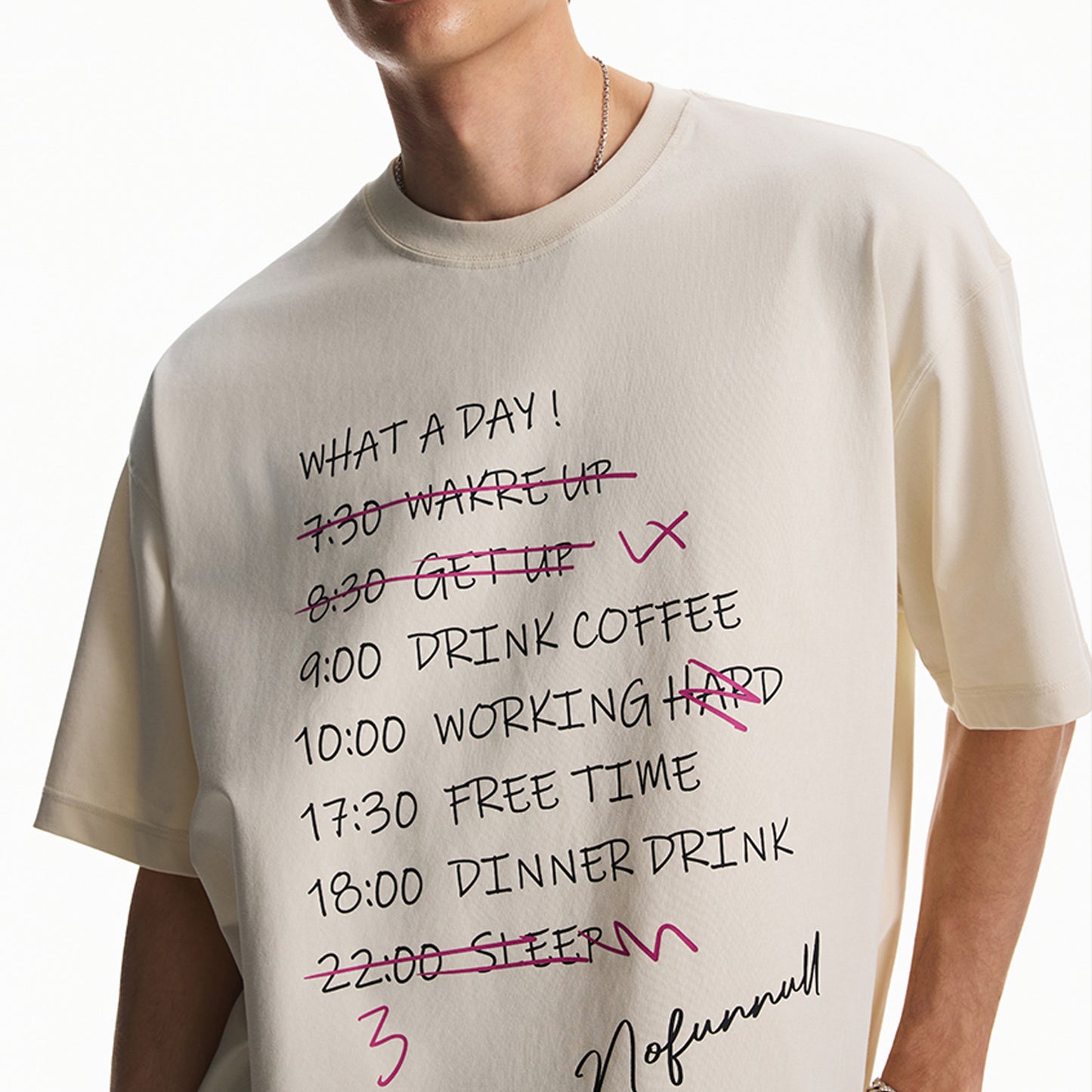 Unisex Soft Graphic Tee Stylish Letter Print Short Sleeve T-Shirt